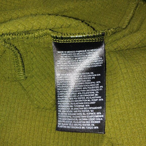 The North Face Cedar Trail 1/4 Zip Pullover Size M  Forrest Olive - Picture 4 of 8